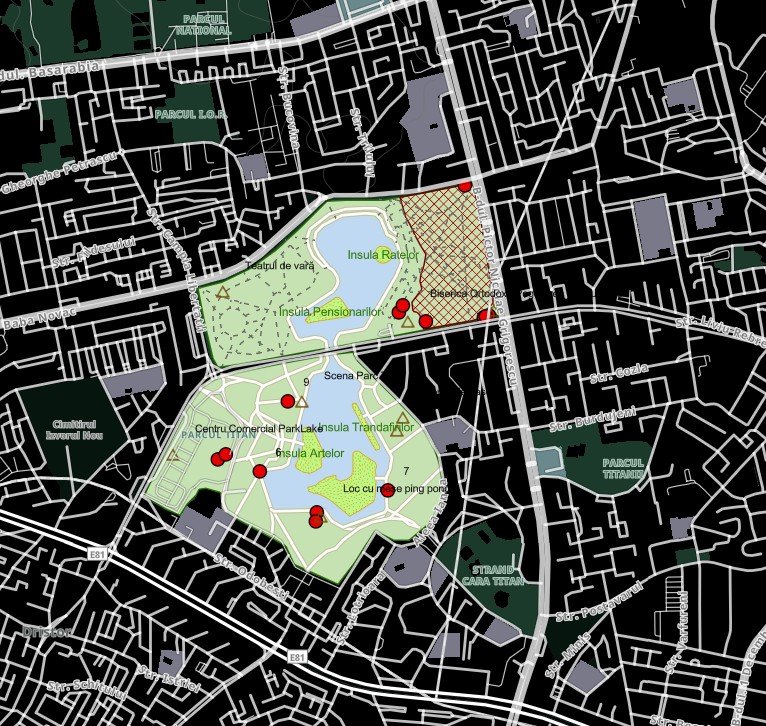 Harta conflictelor de mediu din Parcul IOR, București